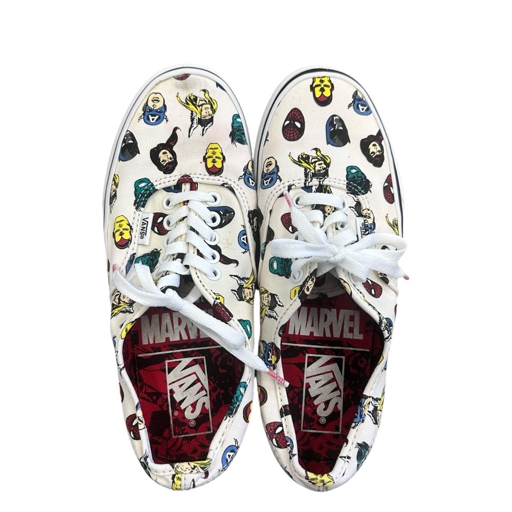 Vans x Marvel Authentic "Marvel Heads" Sneakers Men Size Women‎ Size 9